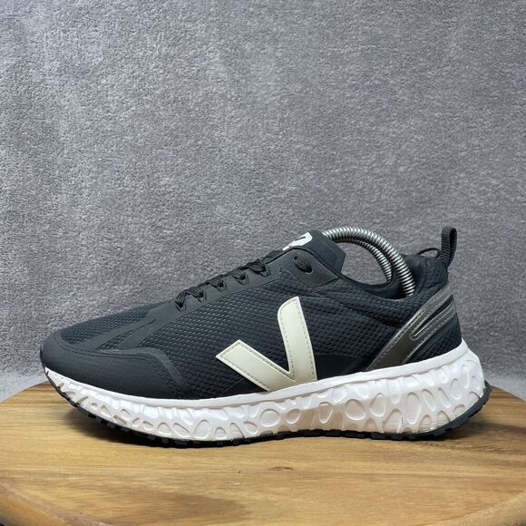 VEJA Condor 2 Alveomesh Shoes Men's Size 8 Black/White Athletic Trainer Sneakers - Picture 3 of 9